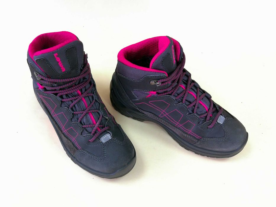 Bocanci PIELE ghete munte dama 37 38 LOWA GORETEX - Impermeab Ca NOI