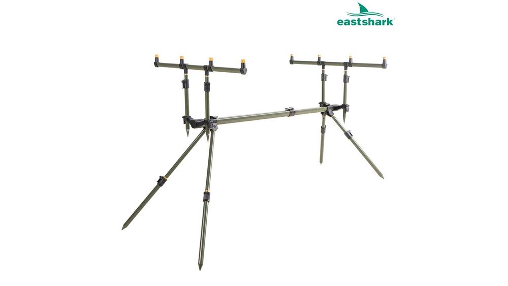 Rod pod East shark pentru 4 lansete foarte stabil MODEL SBD 122