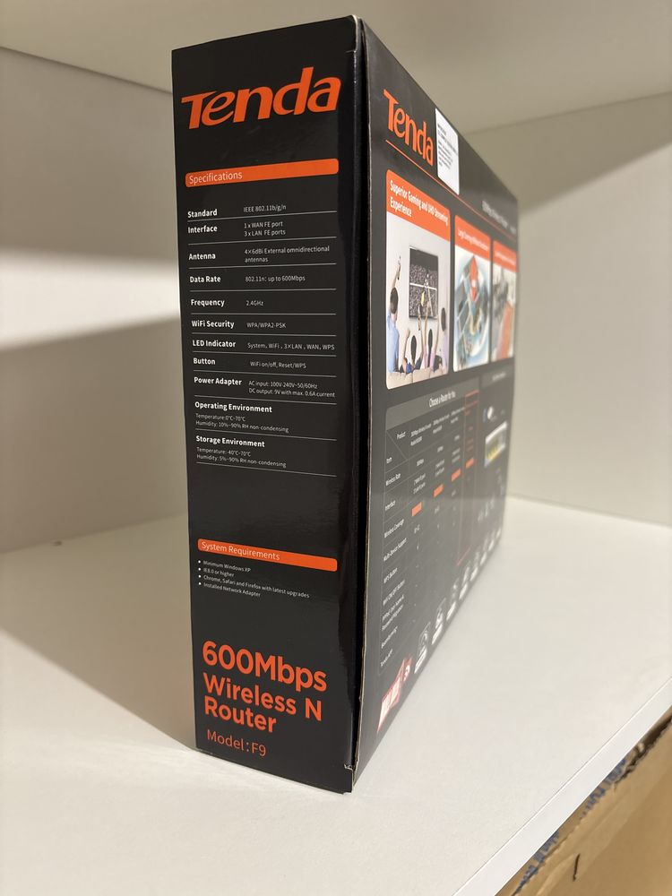 Router TENDA Wireless N 600 Mbps