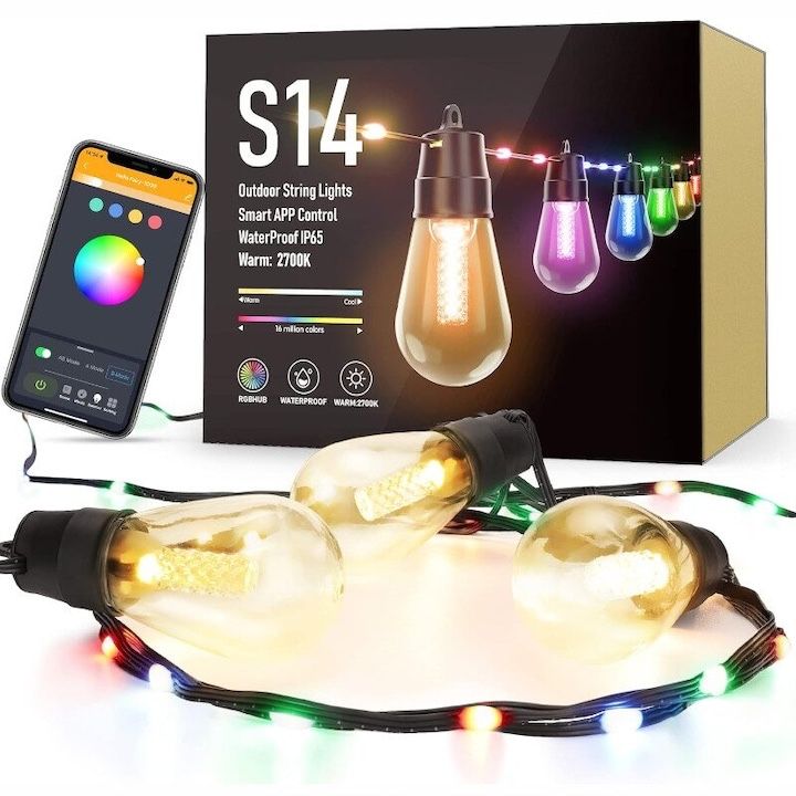 Страхотни нови смарт лампи съчетание от 84 светодиода и 15 RGB крушки