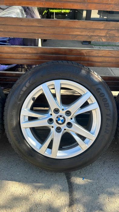 Roti complete iarna Bmw 5x112, senzori presiune, capace, 16 inch OEM