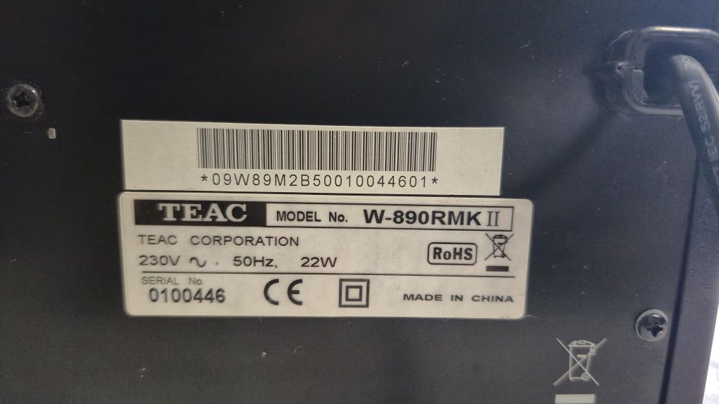 Casetofon dublu deck Teac W-890R MKII