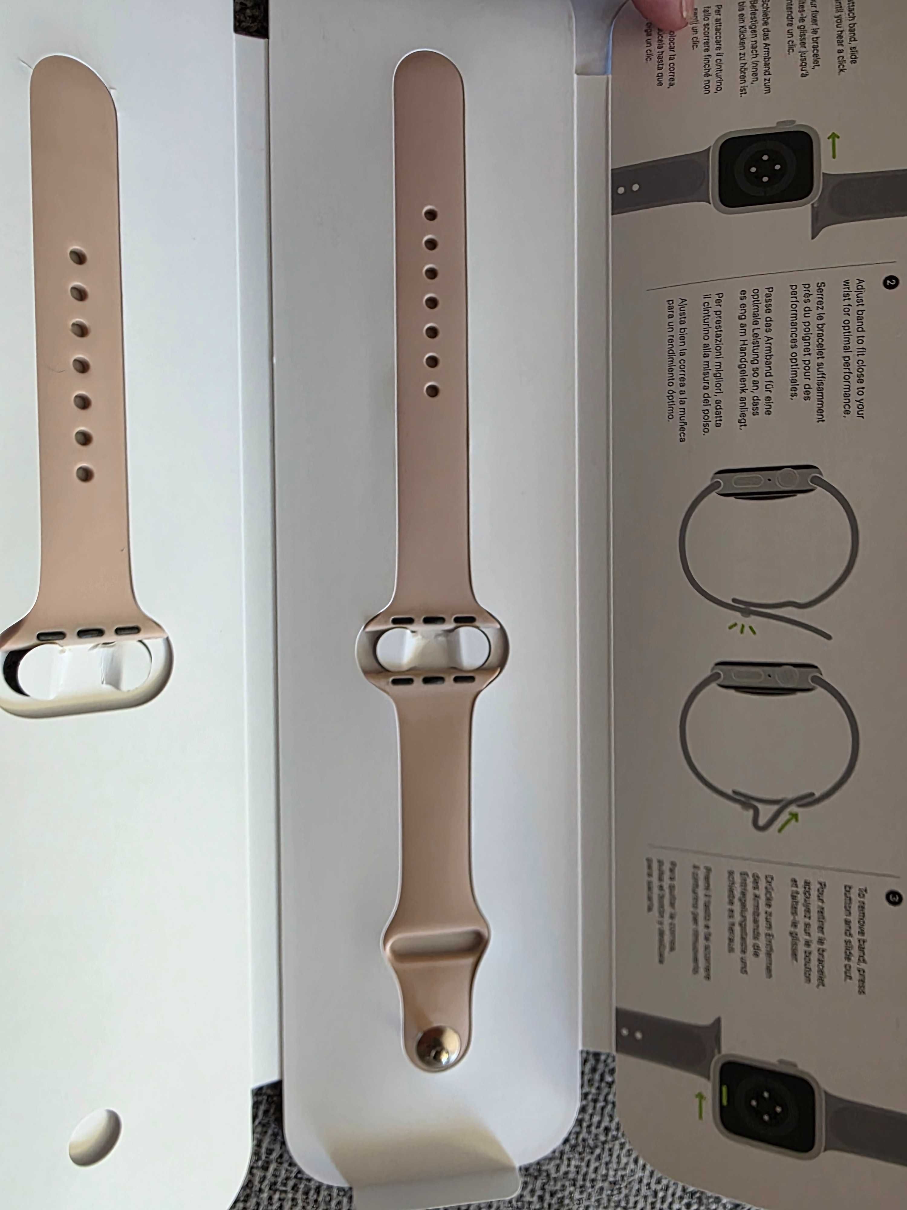 Apple Watch Series 6 40mm gold aluminium + зарядно