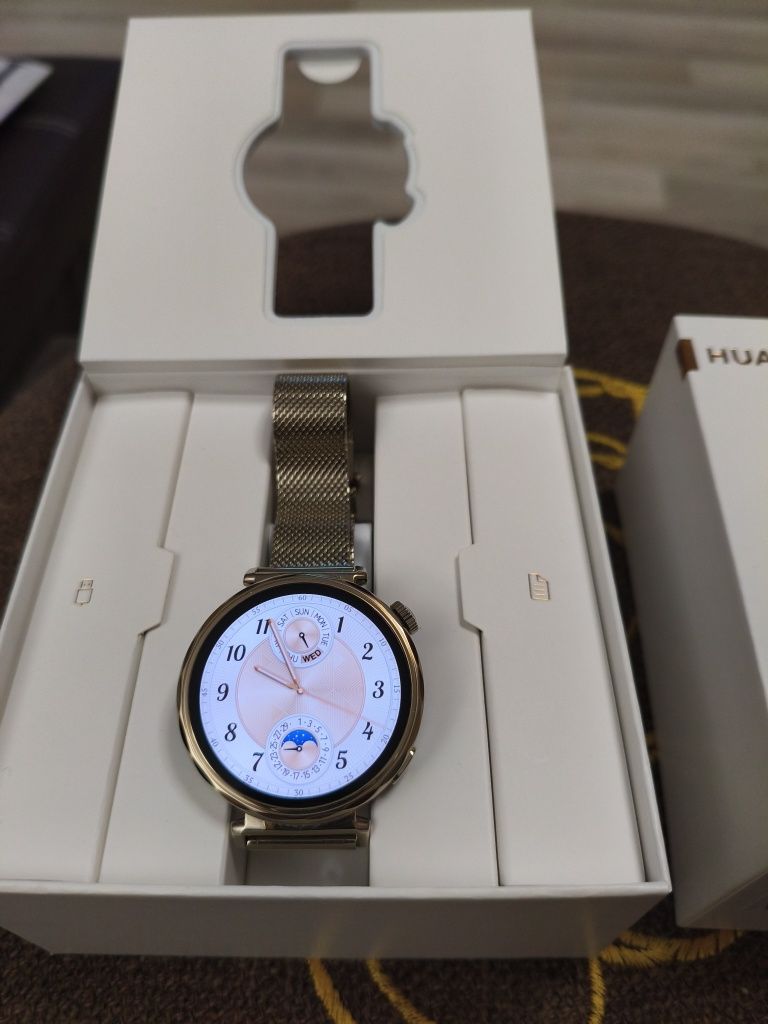 Смарт часовник HUAWEI Watch GT 5, 41 мм, златист