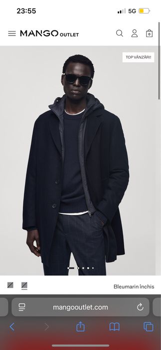 Palton Mango Lana M Barbati