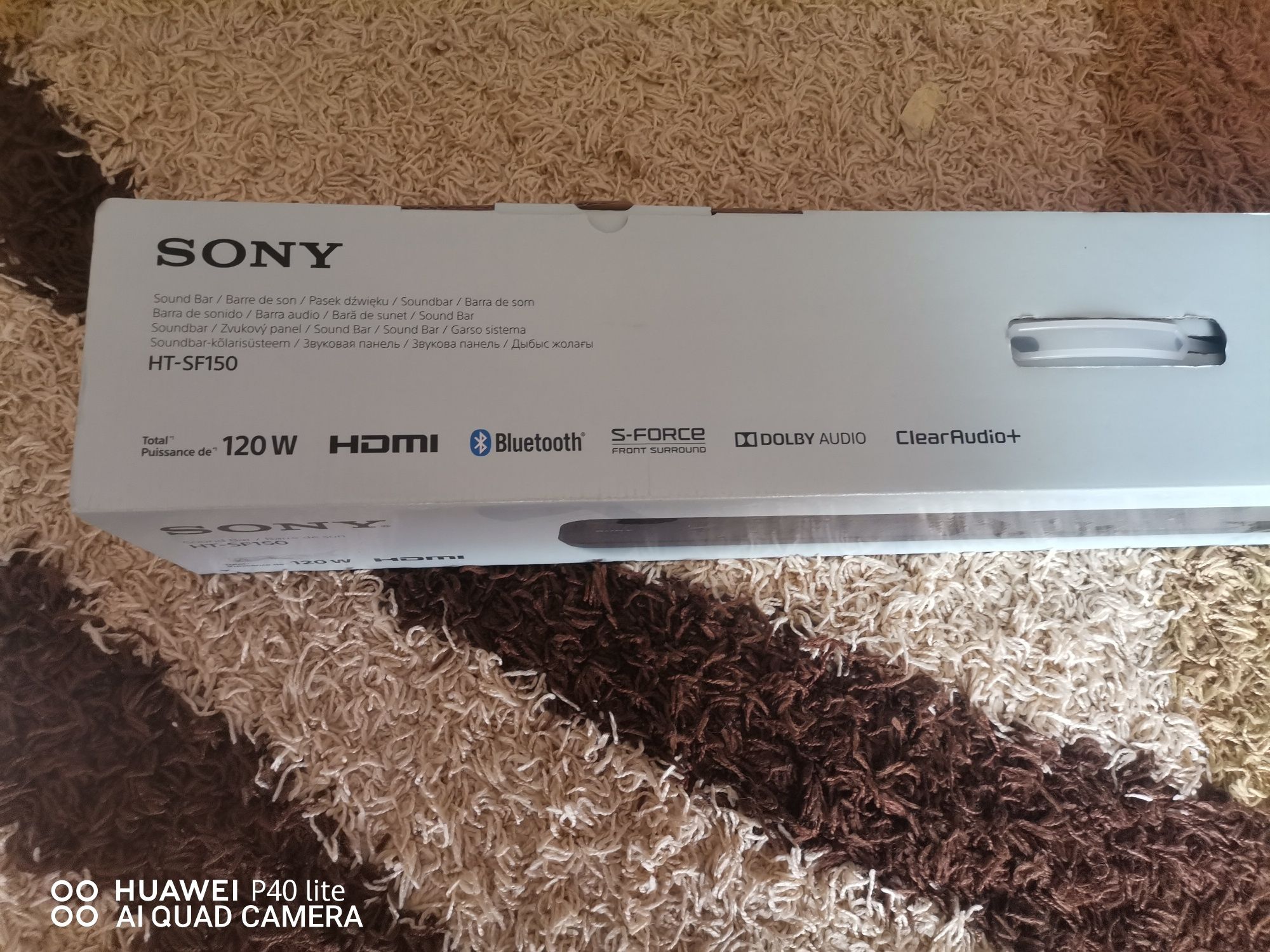 Sound bar Sony ht Sf150. 120w