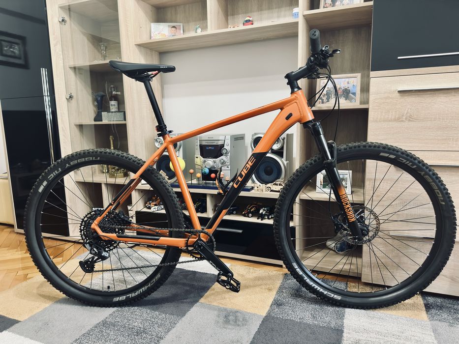 Cube Acid Hardtail MTB Ginger Orange Black Cadru XL roti 29