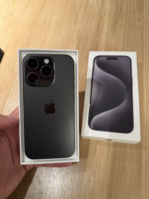 Iphone 15 Pro 128GB Black Titanium Full Box