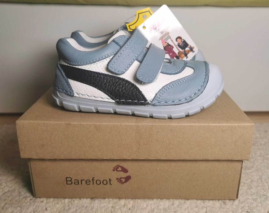 Бебешки обувки Ponki Barefoot Lynn's Blue размер 22