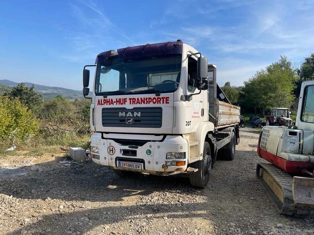 Camion, macara, basculă, graifa