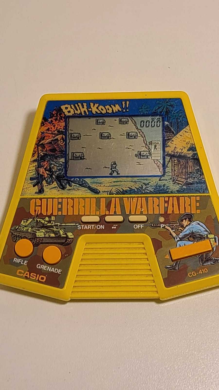 Joc portabil de colectie CASIO Guerilla Warfare CG-410 1987 Vintage