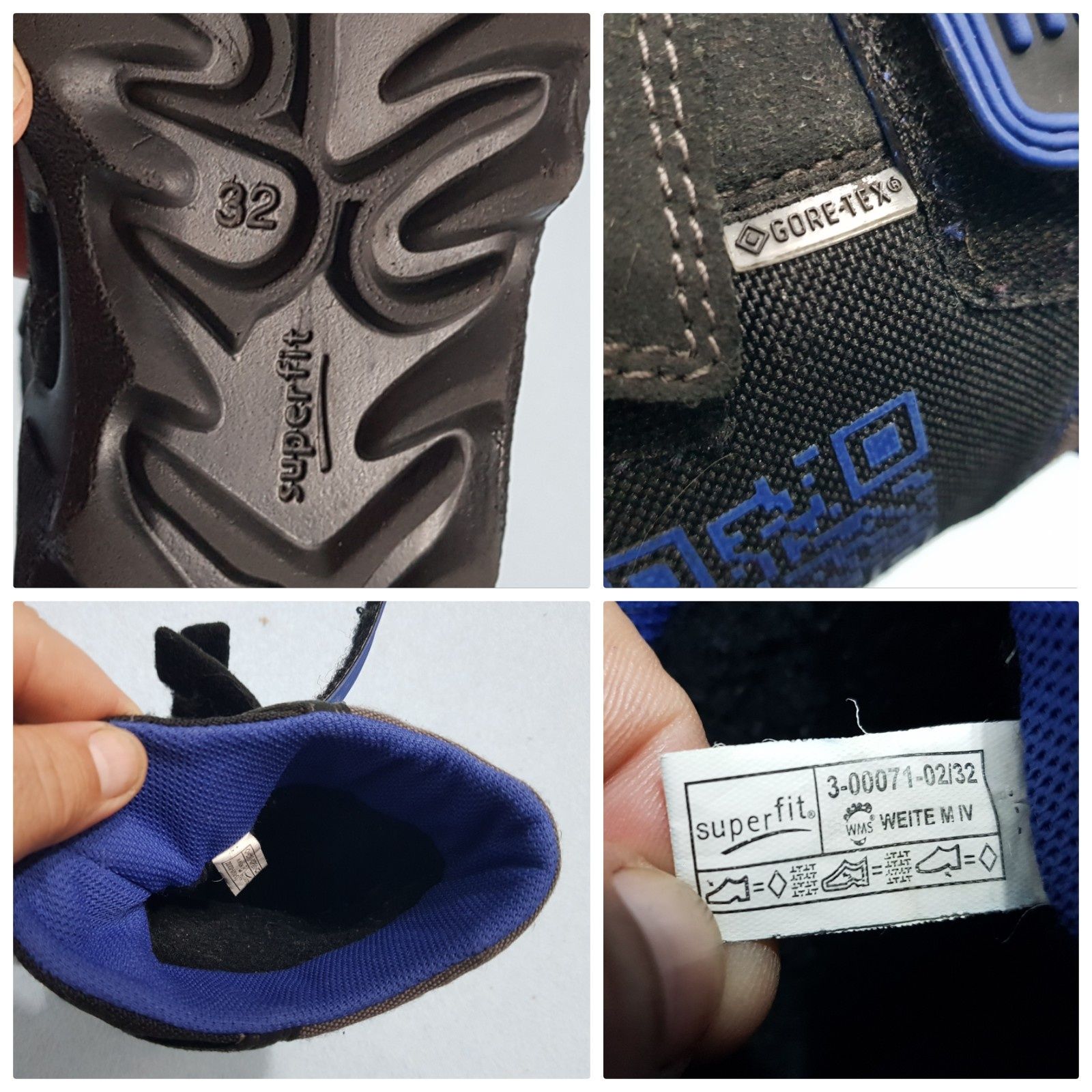 Ghete, apreschiuri Ice - Tex, cizme zăpadă Super Fit Gore - Tex, nr 32