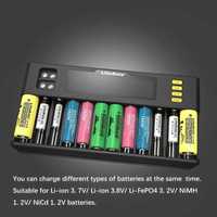 Liitokala Lii-S12 Професионално зарядно устройство за 12 батерии