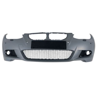 Предна броня за BMW E92 (2006-2009) - M-Tech дизайн с отвори за хало..