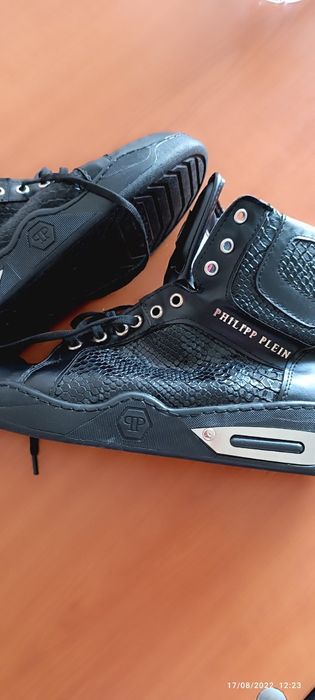 PHILIPP PLEIN-Мъжки кецове. Естествена кожа.