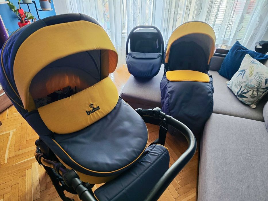 Бебешка количка Buba Forester 3в1