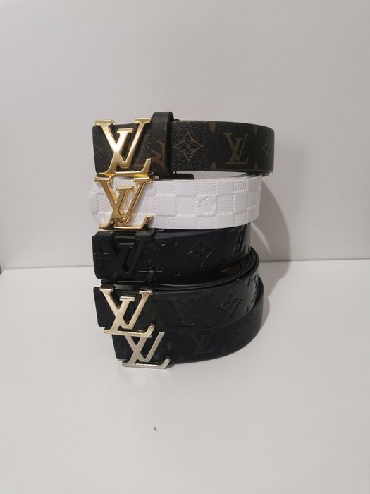 Curele Louis Vuitton, logo metalic - model unisex