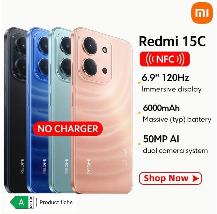 Xiaomi Redmi 15C Negru | SIGILAT