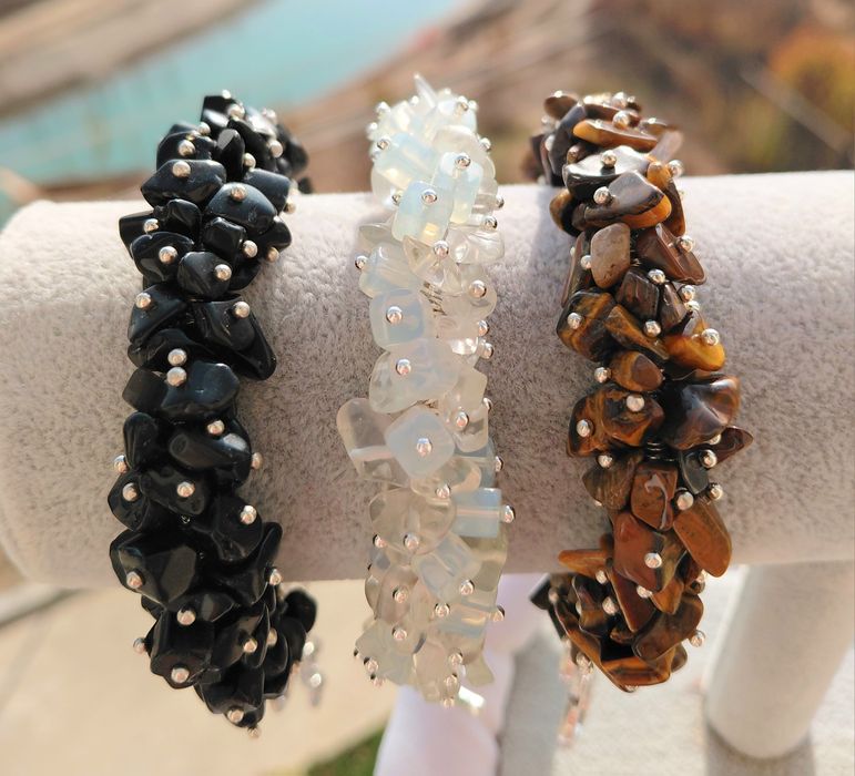 Браслеты из натуральных камней.