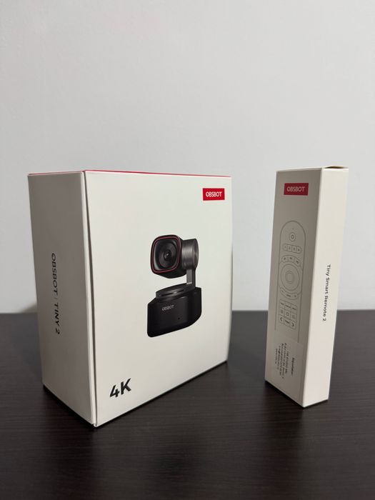 Webcam Obsbot Tiny 2 , 4K + telecomanda Obsbot