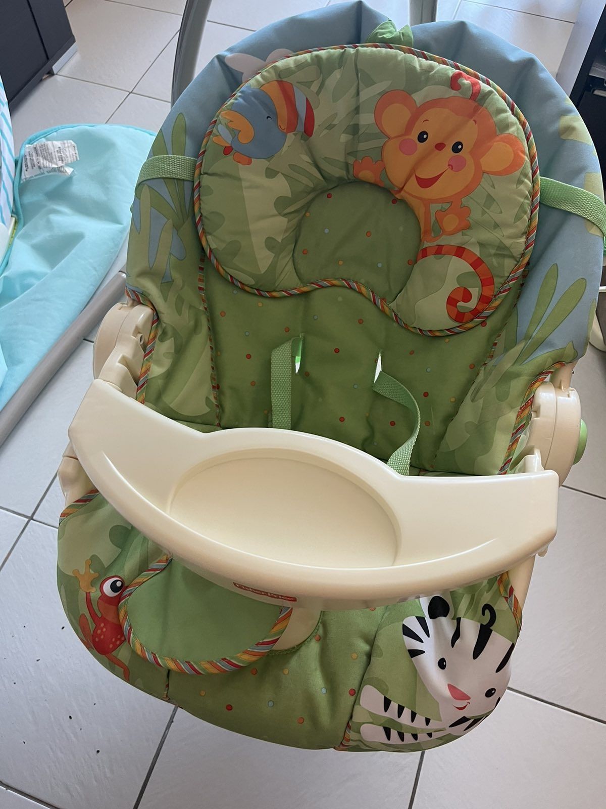 Бебешка люлка Rainforest Open-Top Cradle Swing от Fisher-Price