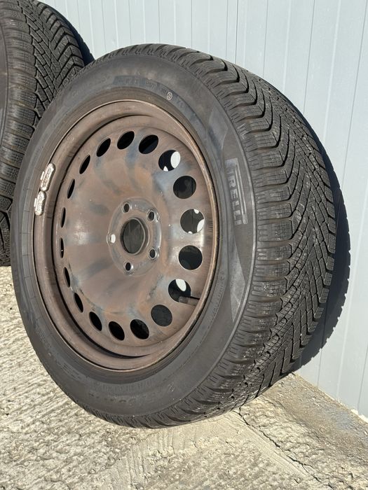 Jante Opel Astra K cauciucuri iarna Pirelli Cinturato2 205/55/16 DOT24
