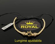 Bijuteria Royal CB : Bratara cu snur aur 14k 6,40gr