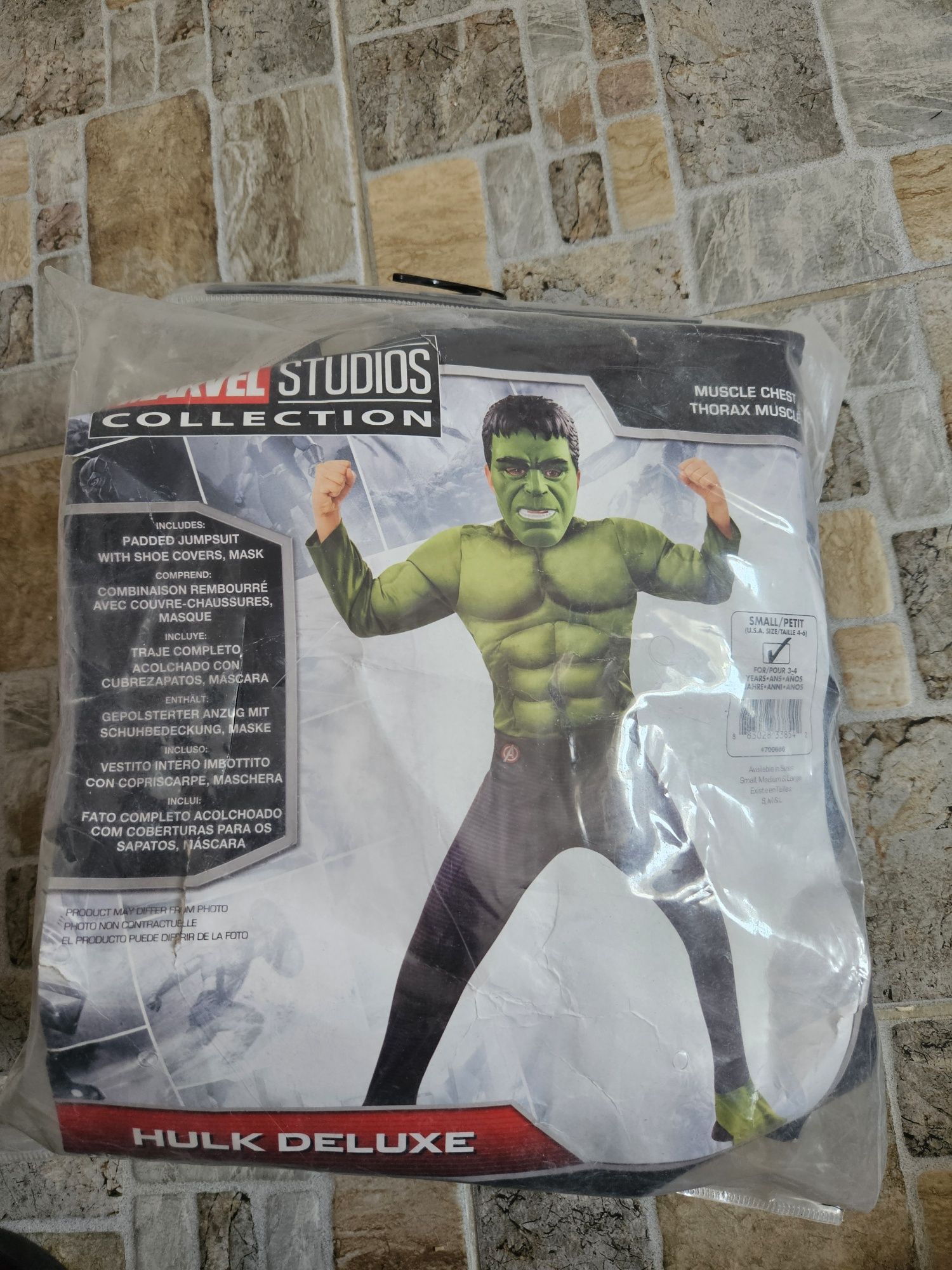 Costum hulk supererou 3 4 ani