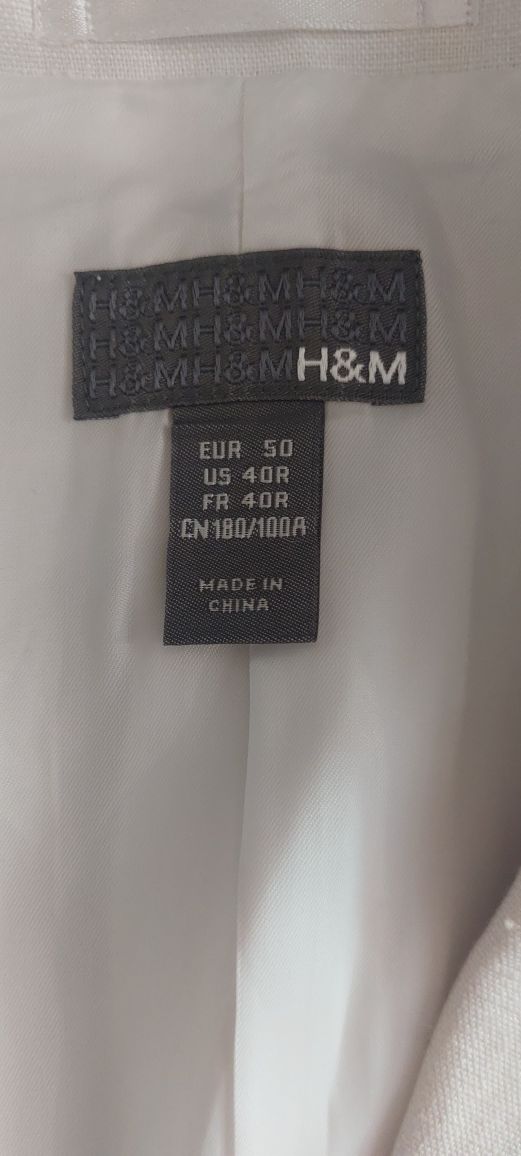 Мъжко бяло Сако H&M