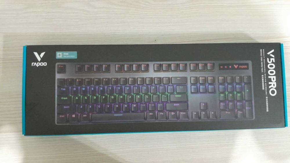 Игровая клавиатура Rapoo V500PRO — механическая, RGB-подсветка