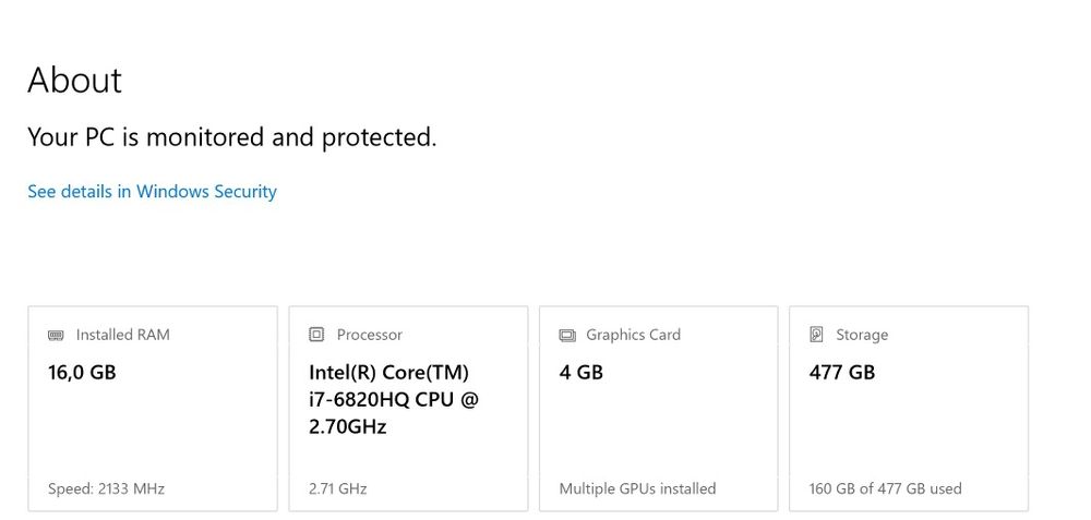 Laptop gaming Lenovo Thinkpad I7 RAM 16gb Video 4GB win10