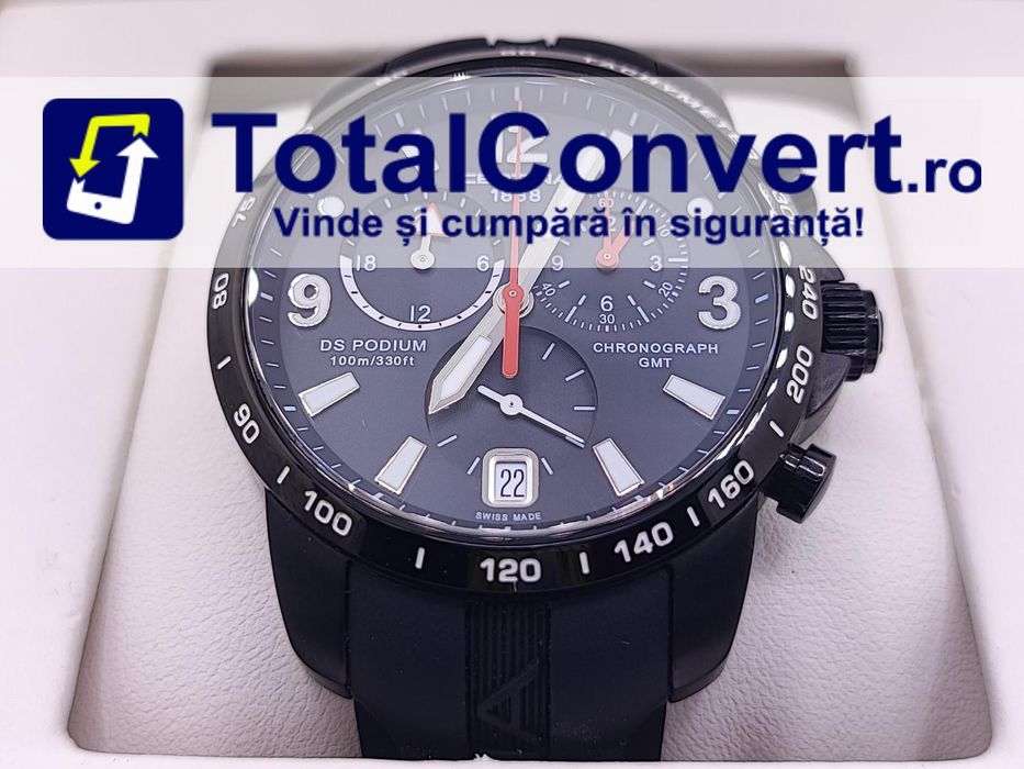 Certina DS Podium Chronograph GMT, Garantie 24 luni | #D85238