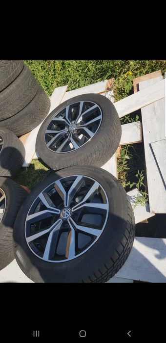 Jante 17 vw originale cu anvelope iarna