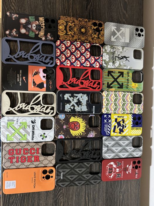 Husa Louboutin Moschino Louis Vuitton Gucci iPhone 14 Pro, 14 Pro Max