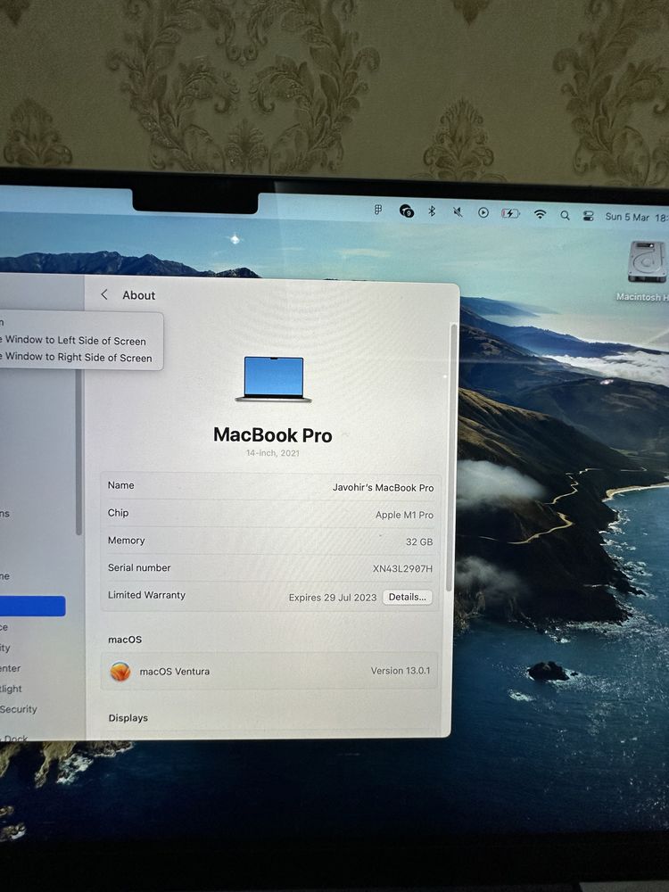 Macbook Pro 14, 32/512 ideal