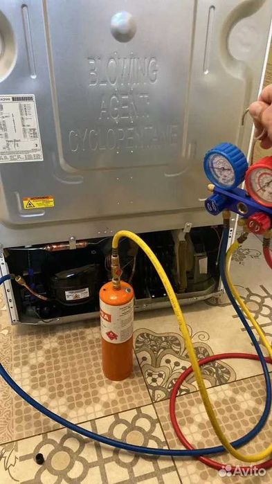 Ремонт холодильников на дому, заправка фреоном