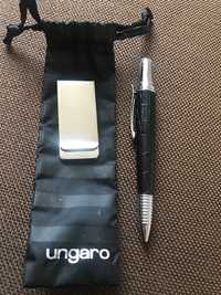 Продавам марка "UNGARO"-оригинален подаръчен комплект химикал  и щипка