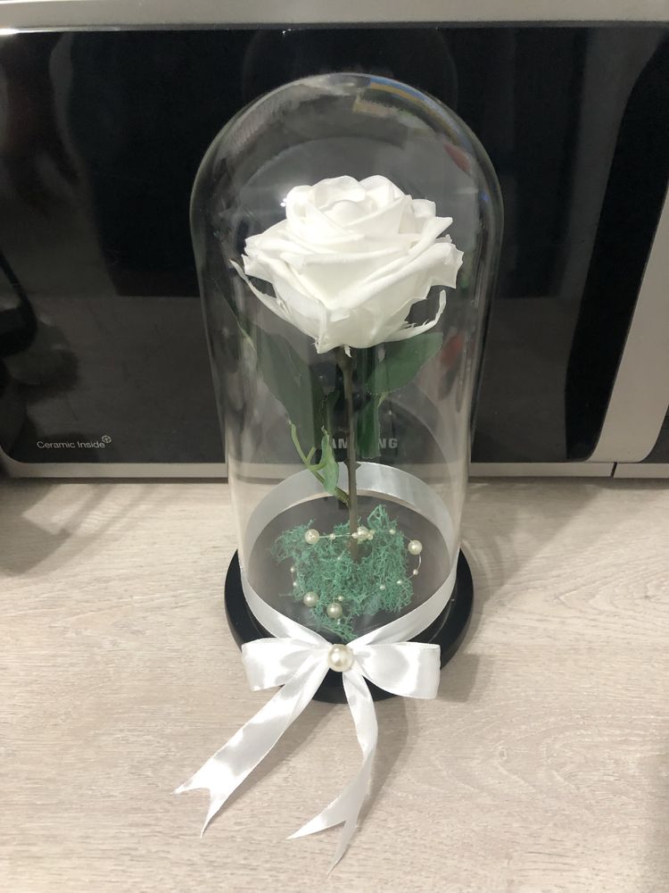 Cupola cu trandafiri criogenat alb