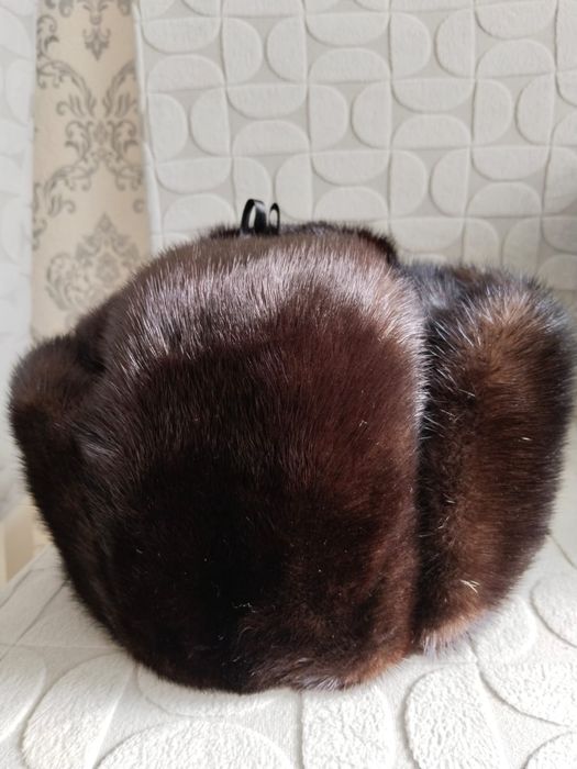 Норковая шапка отличного качества