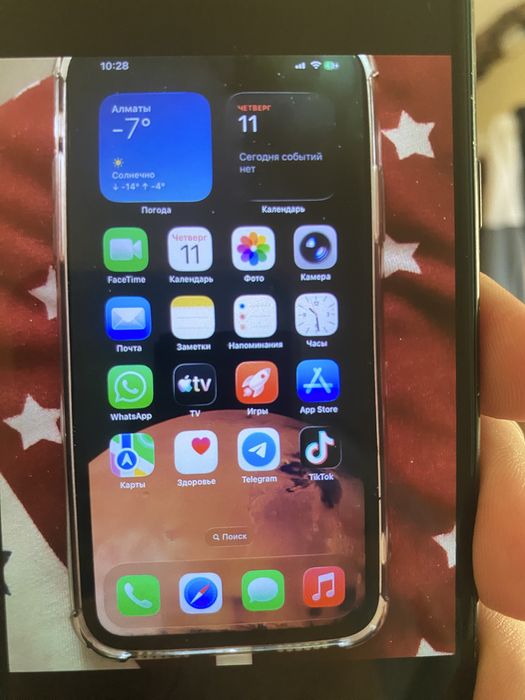 Айфон 11-128 гб,черный цвет