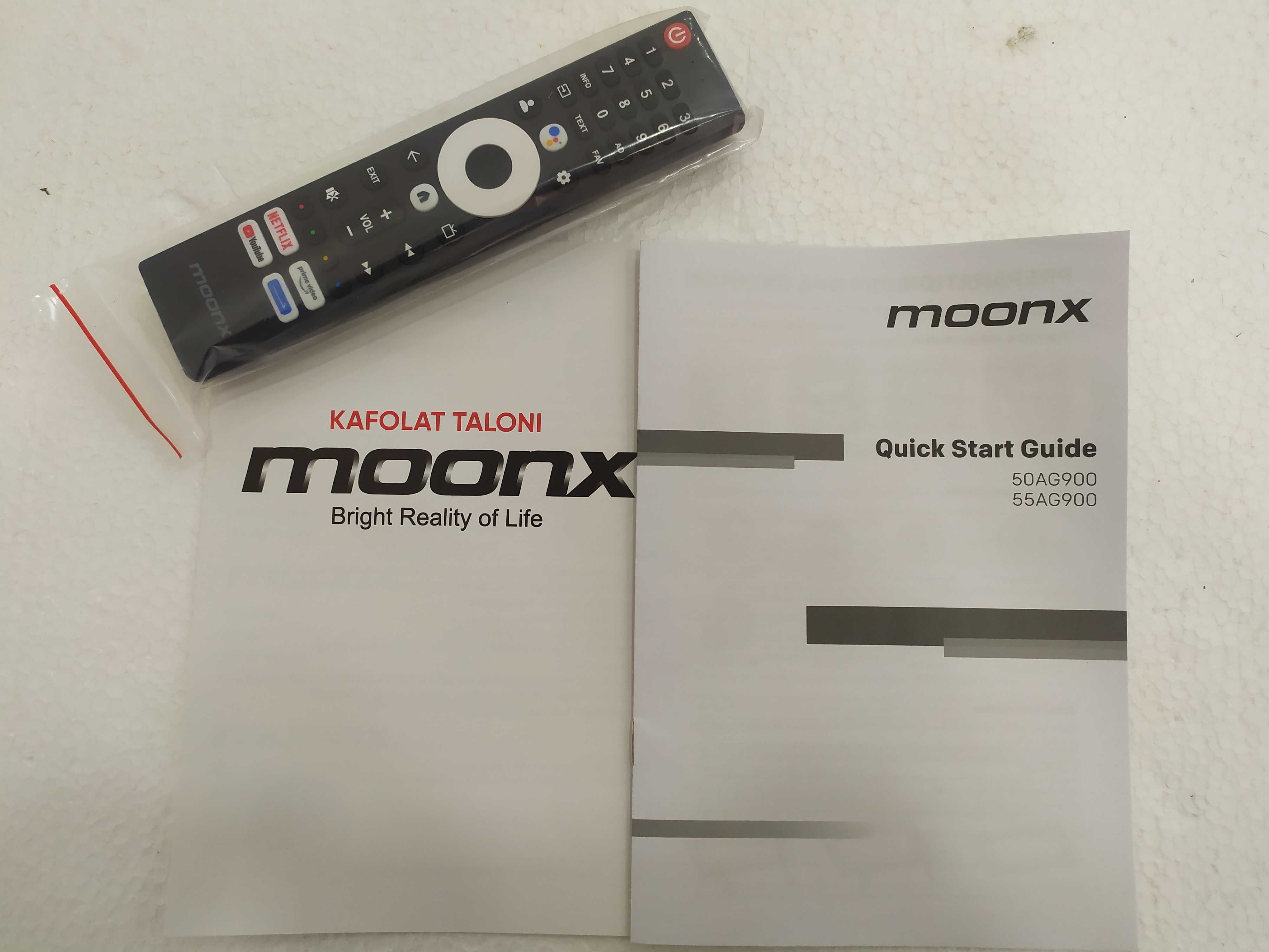 Moonx tv 55" smart 4K ULTRA HD