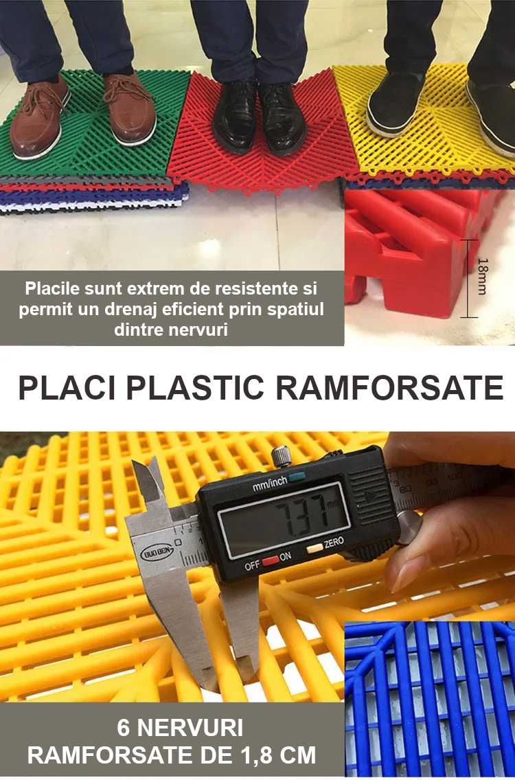 Placi PVC Modulare pentru podea,garaj,balcon,terasa