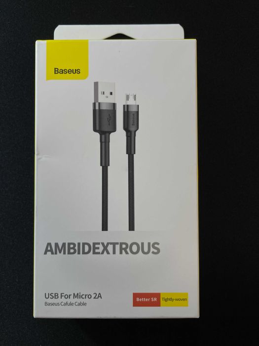 Cablu Baseus USB - MICRO_USB 2A 3 metri din fibra NOU