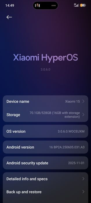 Xiaomi 15 512gb impecabil