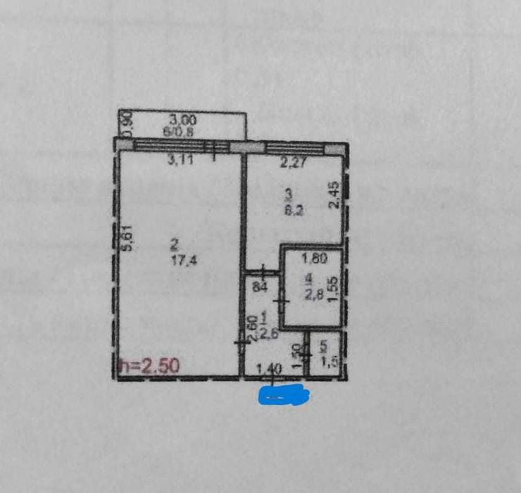 Продам 1 комн кв нарык