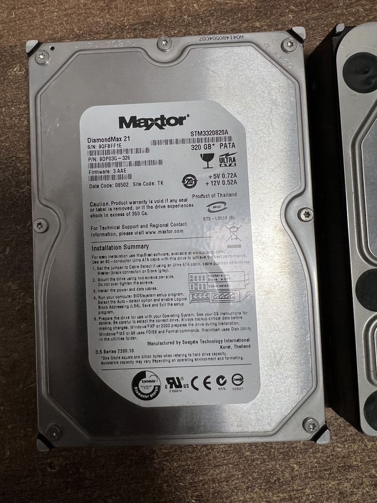 Hard disk HDD 320 GB