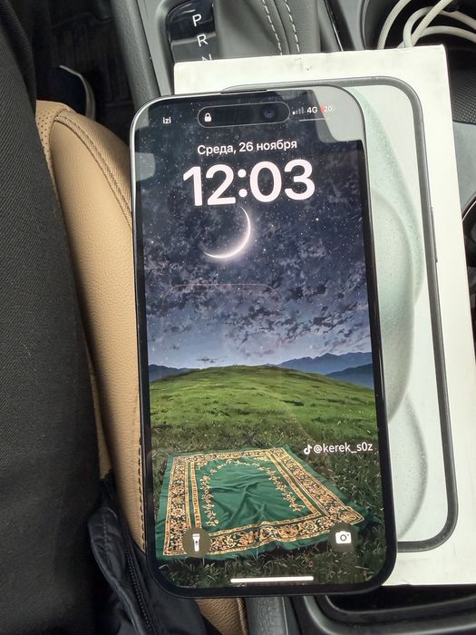 Айфон 15,Black,128GB сатылады срочно