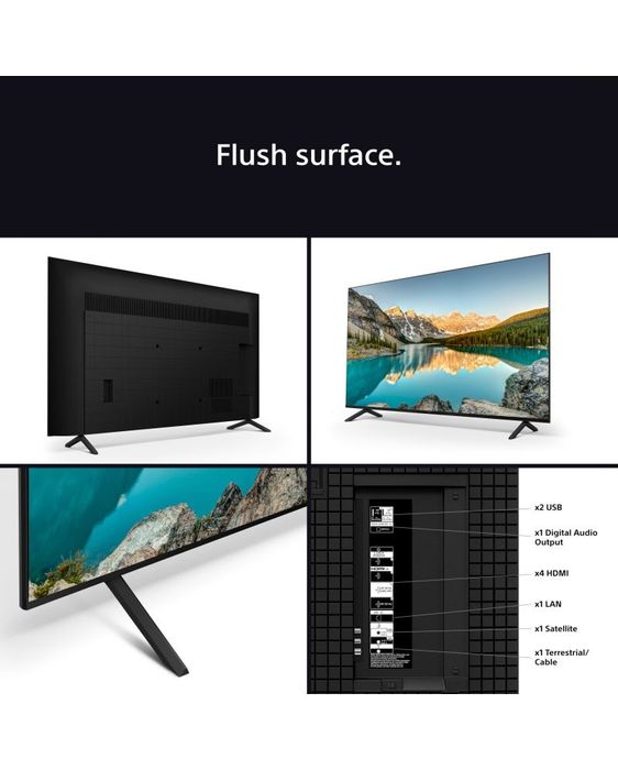 Смарт телевизор Sony - BRAVIA 3 K55S35B.CEI, 55", DLED, 4K, черен