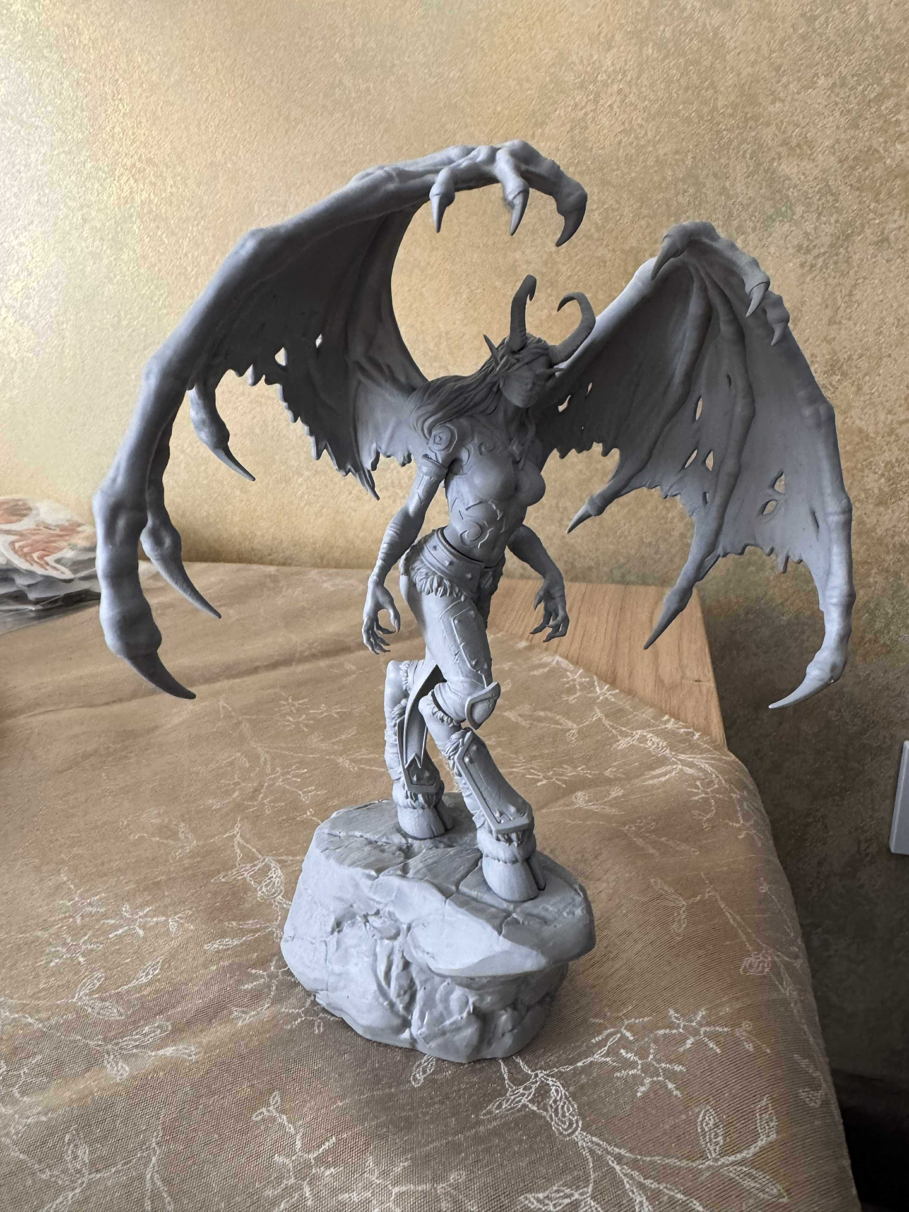 3D статуетка на Demon Hunter от World of Warcraft!