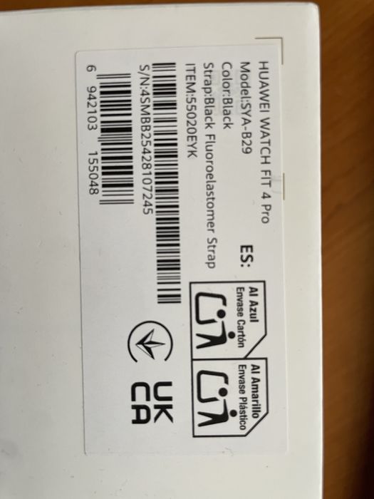 Smartwatch Huawei Fit 4 pro aproaoe nou
